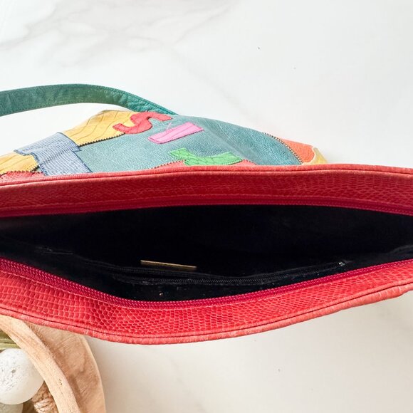 Sharif Multicolor Paris Patchwork Bag - Picture 11 of 16